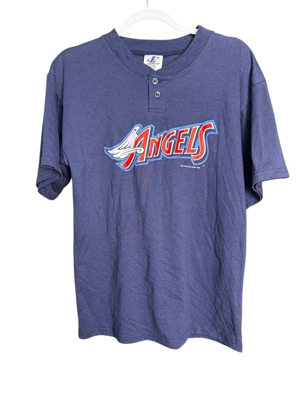 Vintage 1999 Logo 7 MLB Los Angeles Anaheim Angels Youth Large/Adult Medium NEW